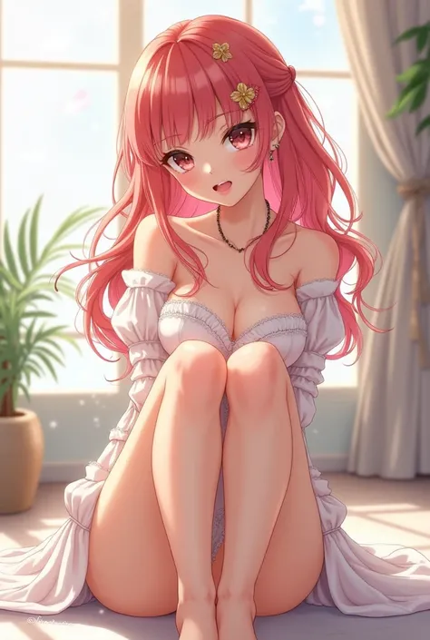 One from the anime showing her feet