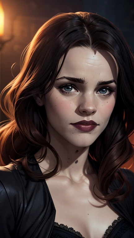 a woman with long red hair and a cape is standing in front of a crowd, beautiful character painting, in the art style of bowater, inspired by Magali Villeneuve, charlie bowater character art, charlie bowater art style, neoartcore and charlie bowater, style...