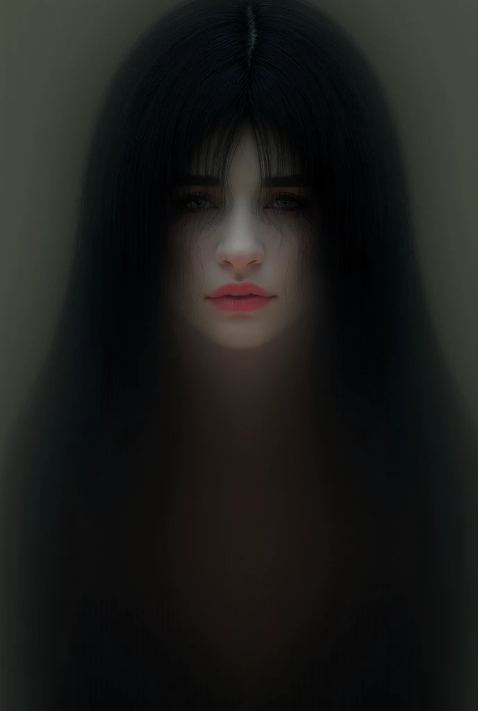 (( RAW photo), absurdo, ( absurd resolution)),  masterpiece,  best quality, ( Extremely detailed 8k unit CG wallpaper ), (mejor ilustración), (Better shadow),  Realistic lighting,  detailed and beautiful brightness , (( 21 years old)), girl,  long black ha...