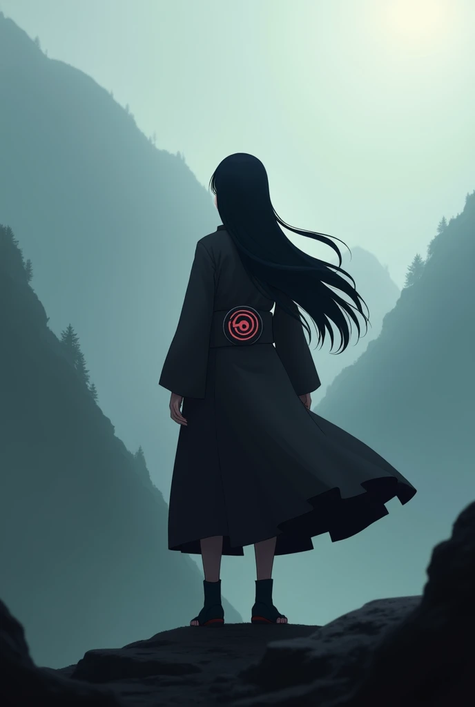 Uchiha Sarada back view