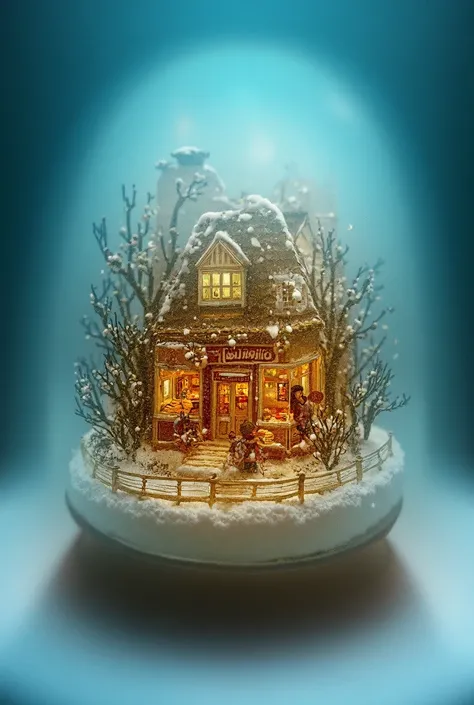 CD BOULANGERIE snow globe 