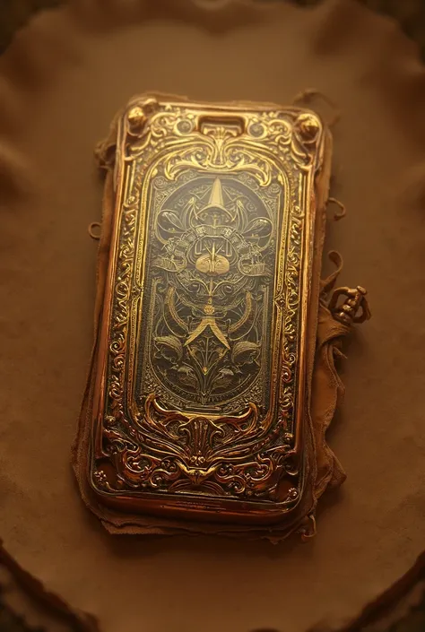 Create an iPhone with an aesthetic from the 1800s.