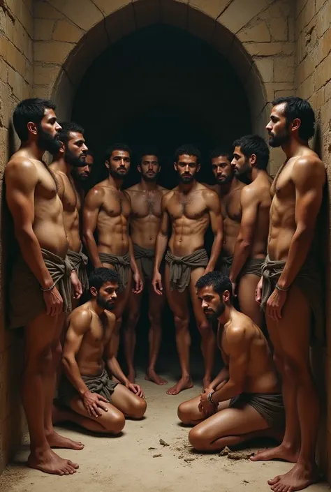 naked　Arabian slaves