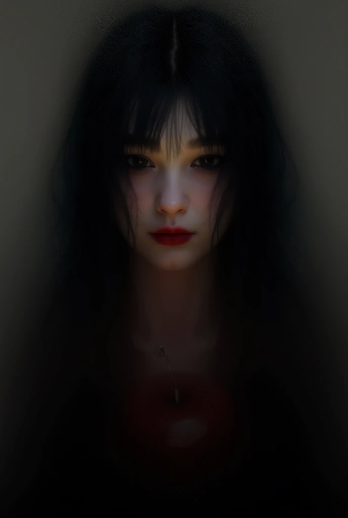 ((RAW Photo), absurd, (absurdresolution)), masterpiece, best quality, (Extremely detailed 8k unity CG wallpaper), (best illustration), (best shadow), Realistic lighting, beautiful detailed glow, ((21 years old)), girl, long black hair, black queen, accesso...