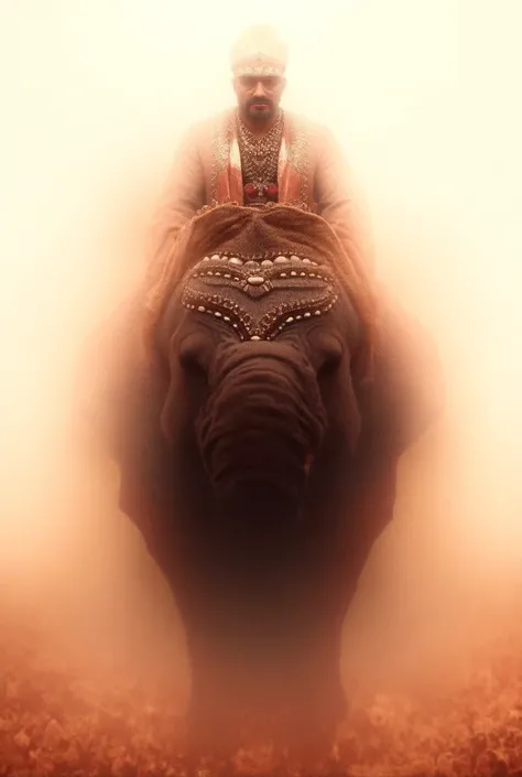 Rajput on elephant
