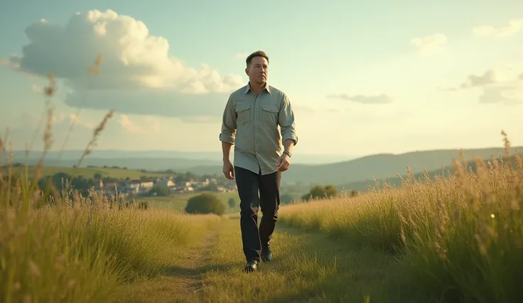 Elon MUSK walking in the United States 