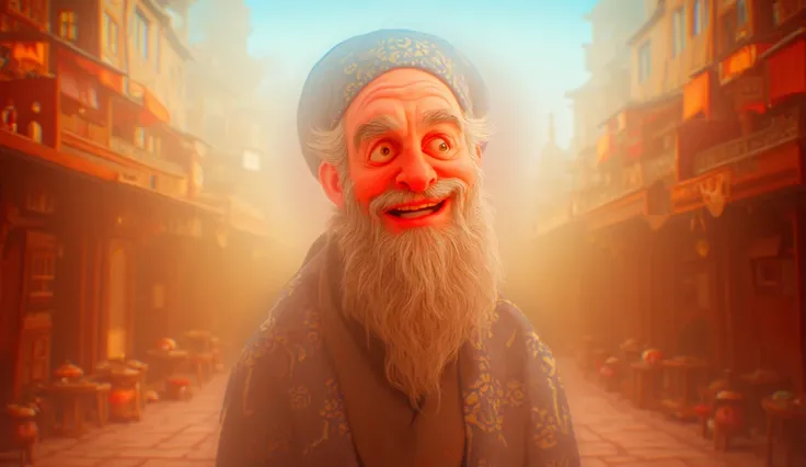 Hebrew man Disney Pixar cartoon 