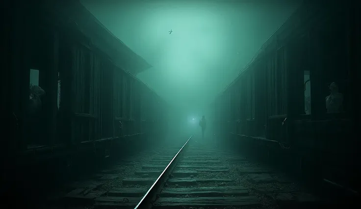 The visuals highlight the locomotive’s eerie details: abandoned wagons filled with bones and trapped souls in chains.