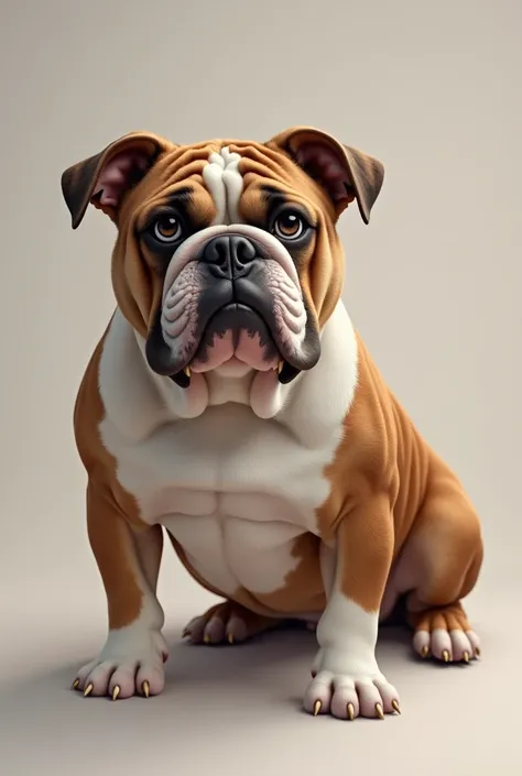 Bulldog brown with white , Add tabby features