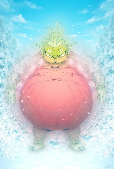 Majin buu boy grinch version
