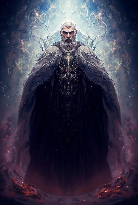  An animated illustration of the wizard king Gaspar ,  with accessories or clothing that clearly identify him, use intense tones for the colors 