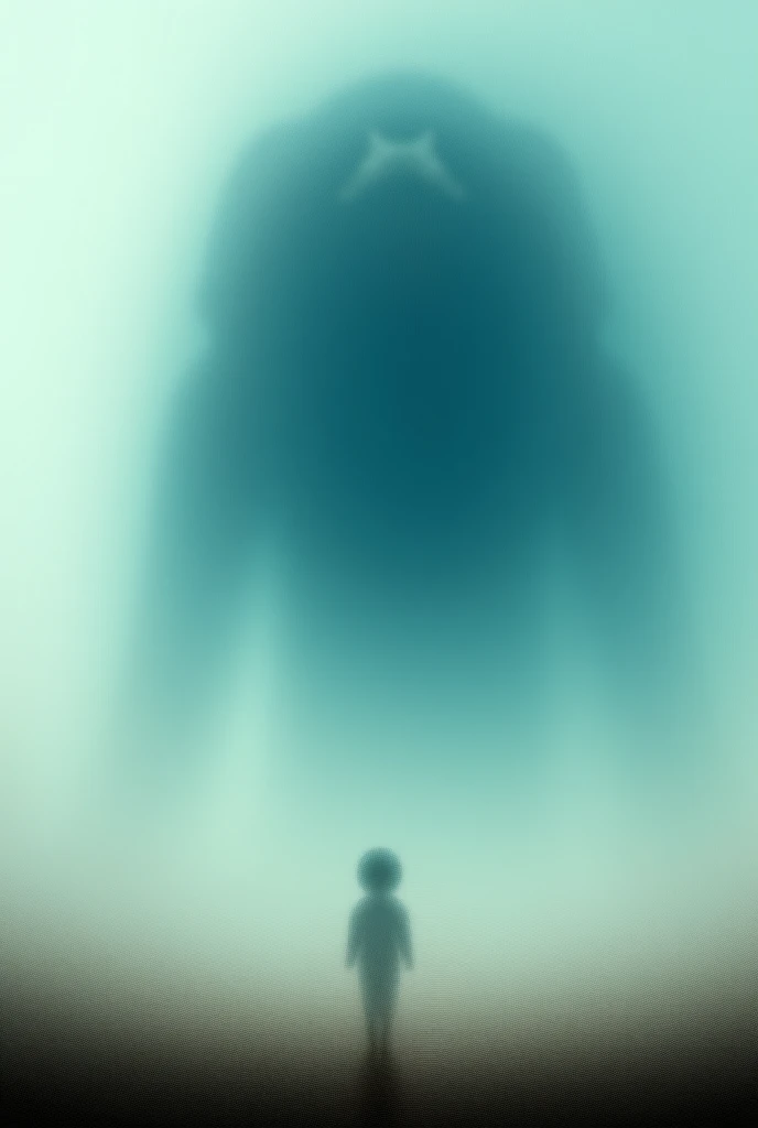 A  who sees a gigantic creature in the distance 