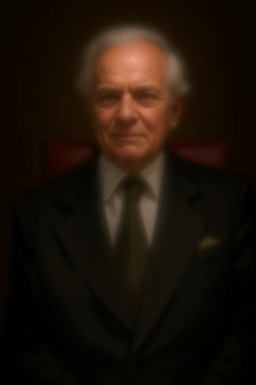 ( photorealism :1.2)  imagine an 84-year-old man dressed as president of Brazil.  He has white hair and wears a jacket and tie .  He has strong features and sits on a throne . He is the emperor of the Brazilian Empire . 