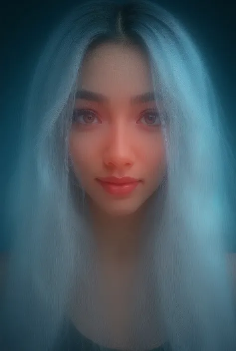 Lauren Jauregue with silver hair
