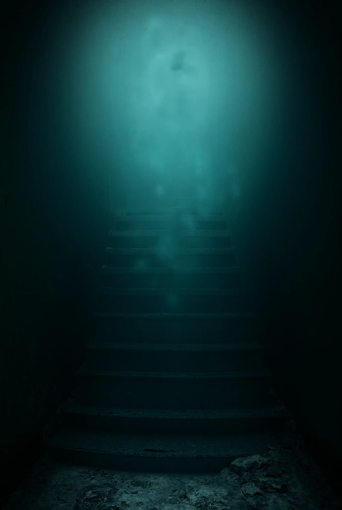 Create old staircase with realistic spirit shadow