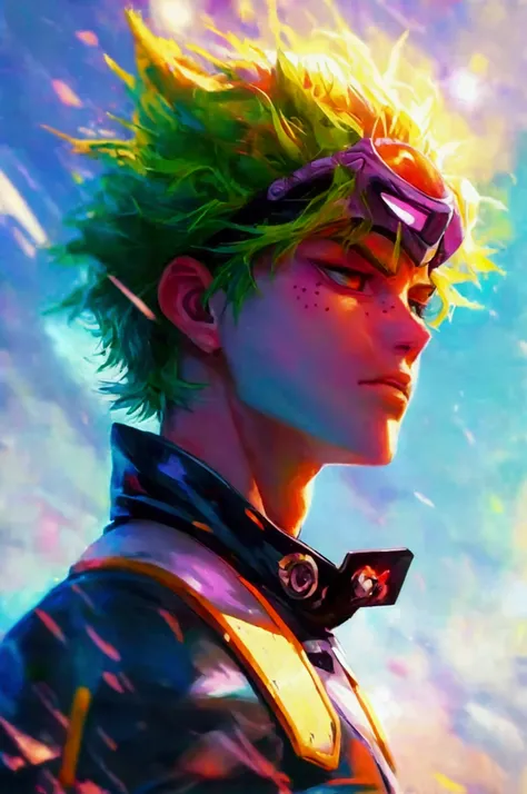 high res, ultrasharp, masterpiece, my hero academia style, King, jojo, stand