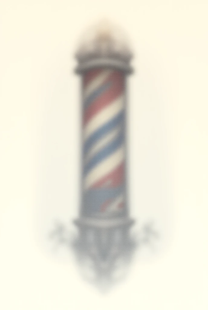 A logo of a barber shop with my name 
A