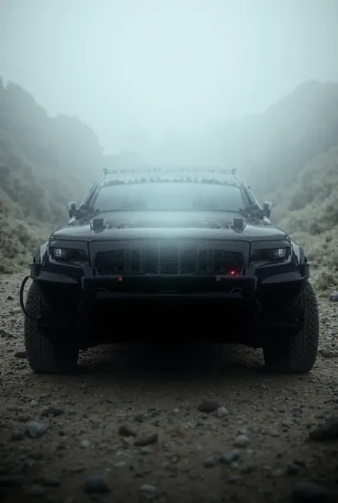 Realiza una imagen con body kit para una cherokee trailhawk 