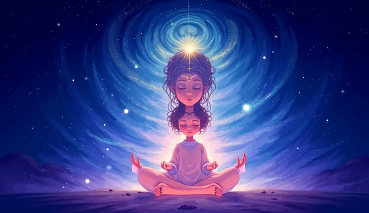  Create a pixel-style picture of a little princess meditating and healing at the center of the universe ，Here are some prompts for AI graphics：


• Thematic keywords：

• Pixel art（Pixel art）

• Little princess（princess）

• Center of the universe（Cosmic Cen...