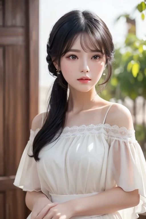   black hair,    vintage  ,   feminine, 8k, masterpiece,  top quality , Excellent details) , (  high chroma, Best Shadow, The best light, Very delicate bleaching) Dark style