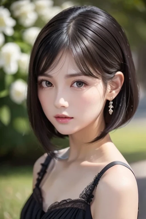   black hair,    vintage  ,   feminine, 8k, masterpiece,  top quality , Excellent details) , (  high chroma, Best Shadow, The best light, Very delicate bleaching) Dark style