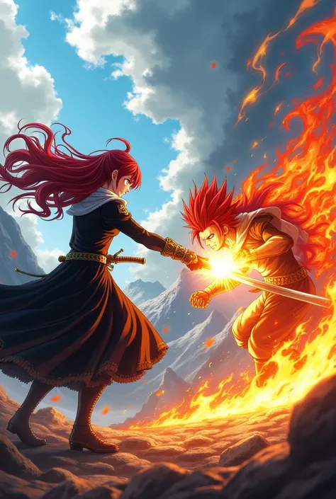 Erza and Nastu