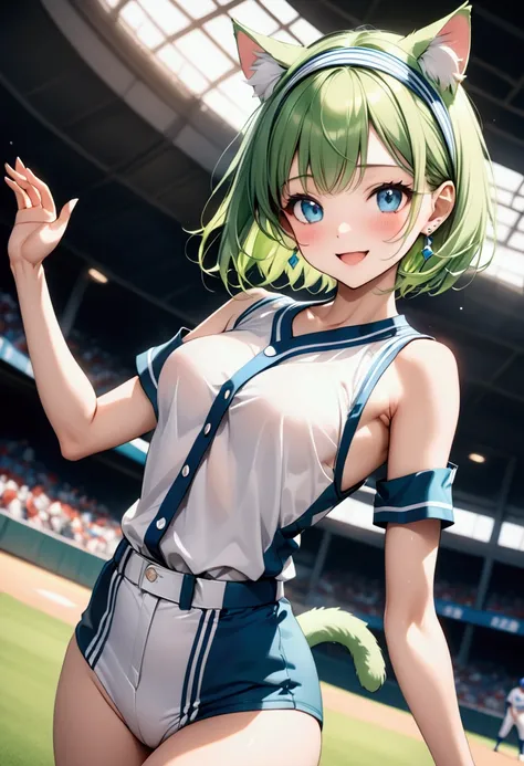 ((Wearing a baseball uniform)), skindentation, skinny, alone, solo, Masterpiece, highest quality, highest quality, 16K, incredibly absurd, highly detailed, 2.5D, ai-generated, delicate and dynamic, very delicate facial expressions, delicate eye depiction, ...