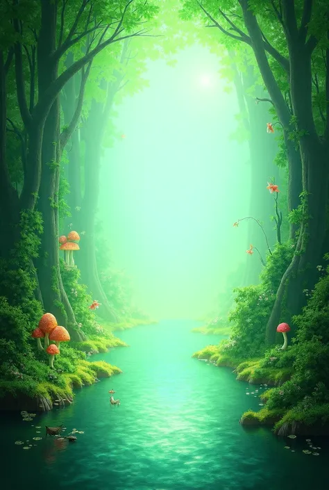 , beautiful fairytale nature background