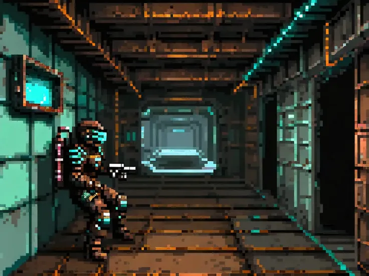 Dead Space，8bit, pixel art