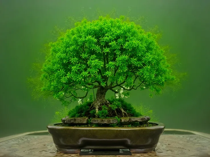 Pohon cermai bonsai yang anggun