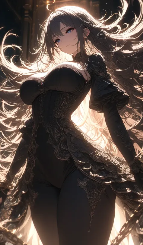 (masterpiece), ( curvy anime girl), ( Ultra Details), ( beautiful), (超 high res,  high res), (8k), ( high res:1.2), (intricate and  beautiful:1.2), (Dramatic lighting:1.2)

