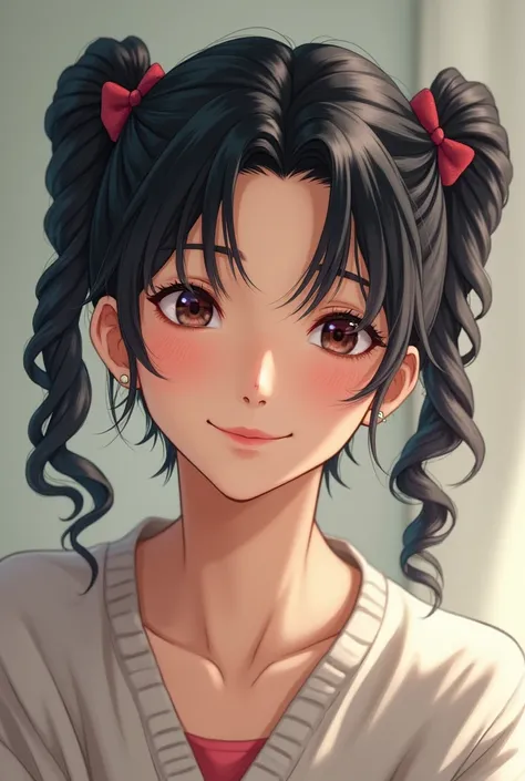 Ninomiya Kazunari Image,  smiles,  twin tails,  shortcuts,  spiral perm