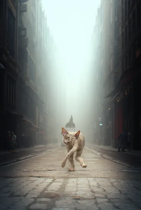 Cat in the city