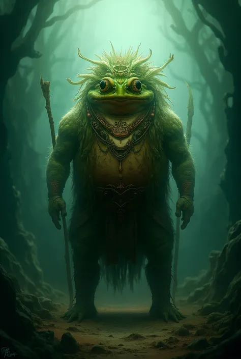 Ancenstral Mystical Warrior Frog