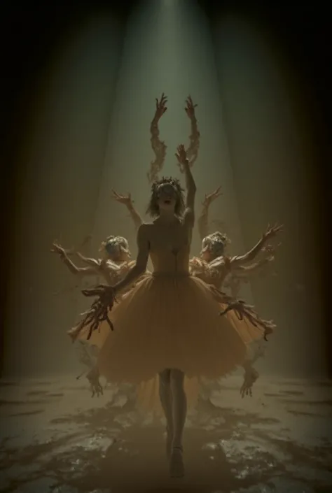 Video of Rococo Gothic ballerinas dancing Vogue