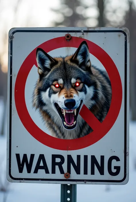 high quality, 8K Ultra HD, rabies warning sign