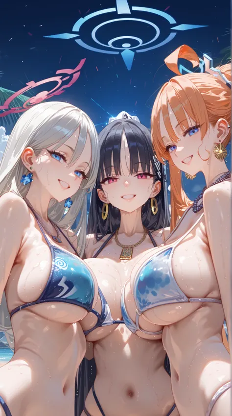 (  masterpiece  ,     High Definition    , 超    High Definition    ,   high detail,      High Definition   model ,  top quality:1.2),   (Blue archive characters:1.6 , Oily, Sweaty skin), the 5 girls with people, by the nightpool, girls are whores,
girls we...