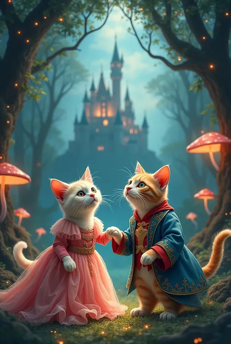 The Sleeping Beauty fairy tale performed by cats 