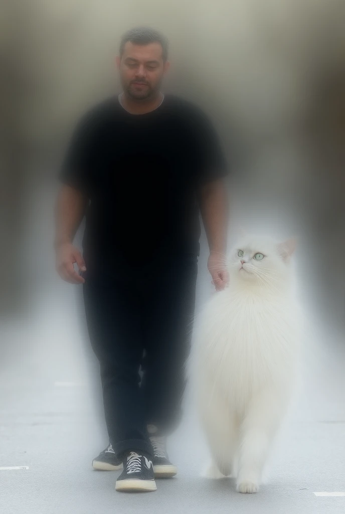 ChatGPT 4o mini

Log in
You said:
A man dressed in a black casual dress and walking with a huge angora cat.
ChatGPT said:
ChatGPT
It sounds like youre describing an interesting scene! Imagine a man wearing a black casual outfit—perhaps a simple t-shirt, je...