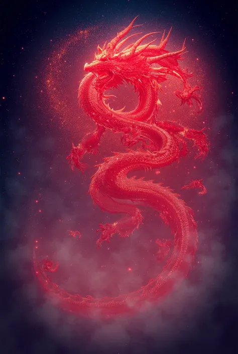 A wonder in the sky, a great red dragon, having seven heads and ten horns, seven crowns upon his heads, his tail drawing 3rd part of the stars of heaven 