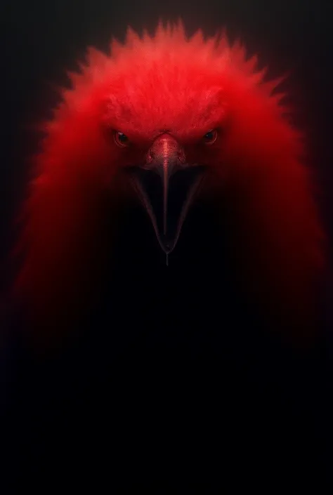 Angry Red Eagle Face 