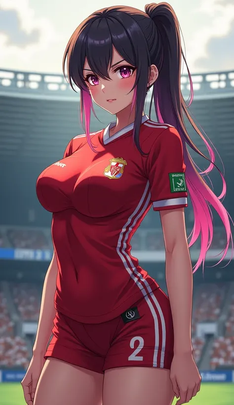 Sext anime in sexy soccer uniform 