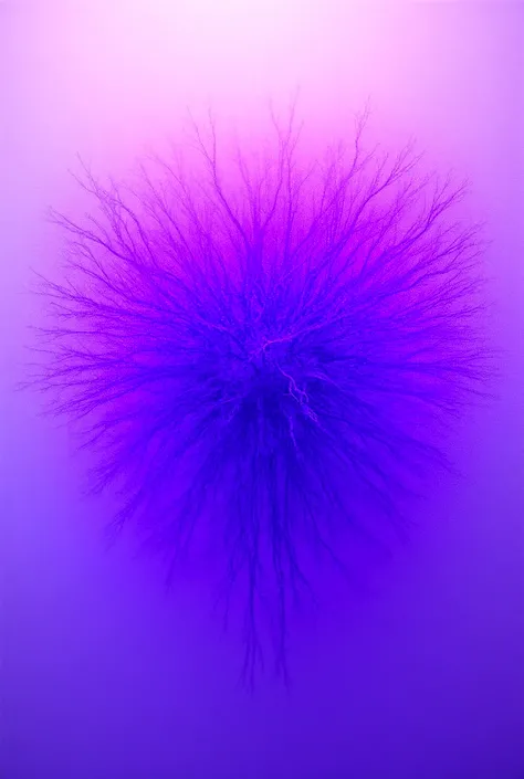 i want an image of a purple neuro with many branches with a size of 100*140 cm 