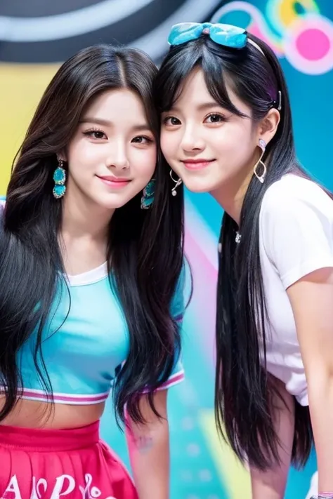 Girl kpop idol looks like irene and karina aespa