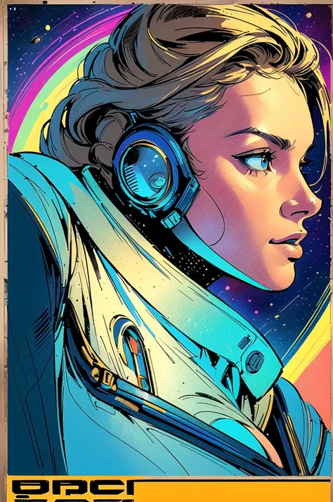 ((( masterpieces and top quality))),(((solo:1.2))),((( 1 girl:1.2))),32K Wallpaper, Highly Detailed Poster , retro vintage style ,futuristic sci-fi ,((((( space thriller movie poster))))),(((((Perfect beautiful girl))))),(((((close-up))))),,((((More Angles...