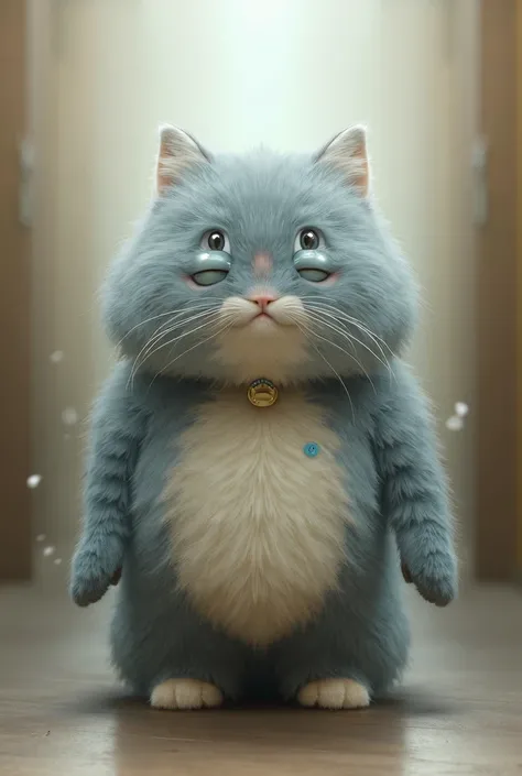 Make Doraemon go but make it a real cat