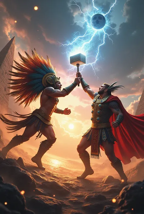 Huitzilopochtli combat Thor 