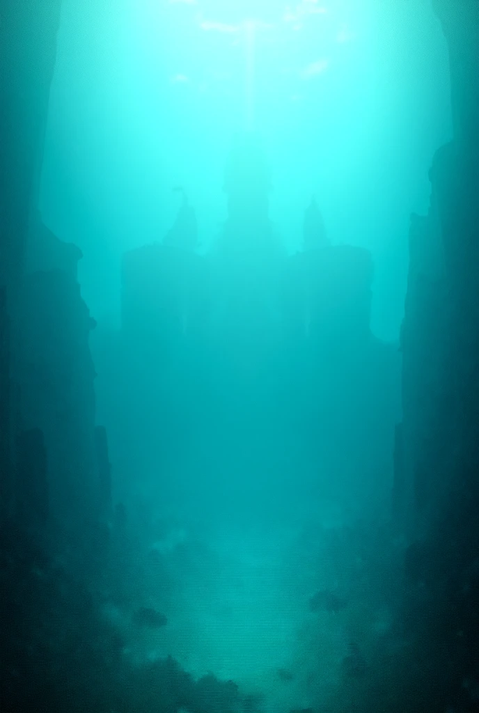 City under the water Atlantis 