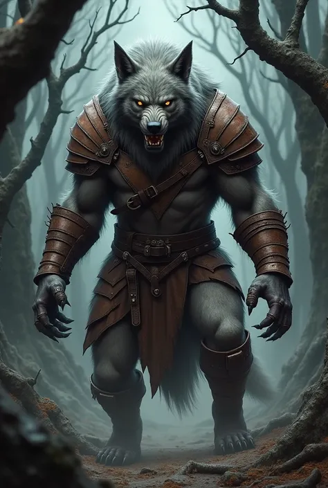 Redo it but let the werwolf wear leather armor