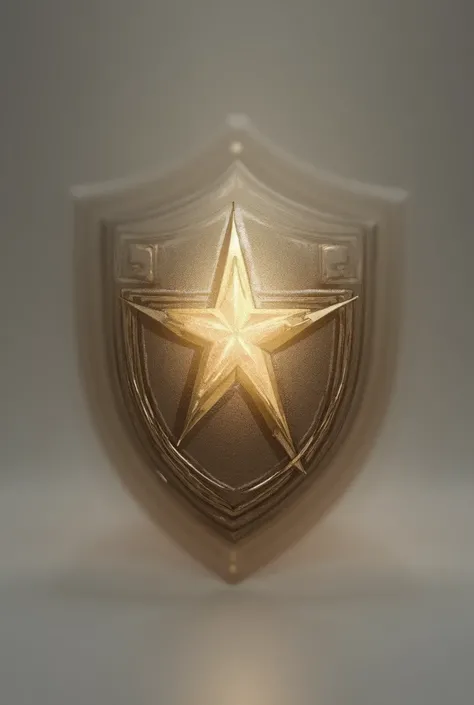  A small shield that symbolizes the protection of knowledge,  inside is a bright star , the symbol of success 